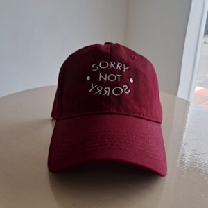 Gorra Sorry